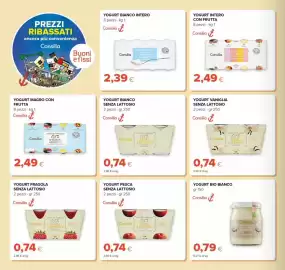 Volantino Tigre Amico Pagina 4: Yogurt vaniglia senza lattosio Consilia €0,74, Yogurt magro con frutta Consilia €2,49