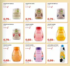 Volantino Tigre Amico Pagina 5: Consilia Yogurt da bere Frutti di bosco €0,69, Yogurt bio fragola Consilia €0,79
