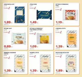 Volantino Tigre Amico Pagina 9: Stracchino Consilia €1,49, Consilia Cheddar a fette €1,39