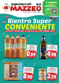 Volantino Mazzeo Supermercati Pagina 1: Belte' the' classico €0,59, Kaffettera cialde gusto forte €8,90