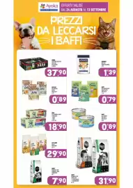 Volantino Ayoka Pagina 12: Nature Oasy Tonnetto con alici €0,89, Oasy Cat Original Adult €18,90