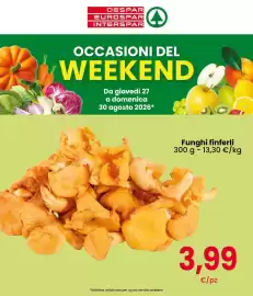 Volantino Interspar Pagina 1: Funghi finferli €3,99