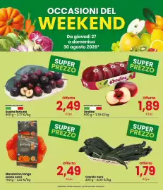 Volantino Interspar Pagina 2: Pera Ondine €1,89, Susine fortune €2,49