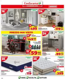 Volantino Conforama Pagina 10: Mia cameretta €499,00, Akitas scrivania €89,90