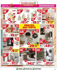 Volantino Conforama Pagina 13: Canvas Isia €74,90, Pouff Soana €14,90