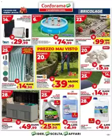 Volantino Conforama Pagina 23: Tende da sole a caduta verticale €14,90, Decespugliatore multifunzione 3in1 Newton €99,00