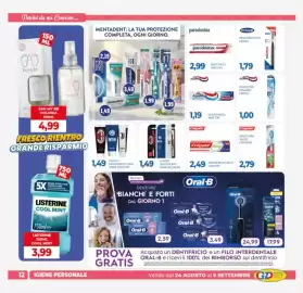 Volantino GeD Shopping Pagina 12: Aquafresh dentifricio €1,19, Colgate dentifricio €2,49