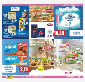 Volantino GeD Shopping Pagina 16: Mellin omo verdure vari gusti €2,39, Barilla pastina vari tipi €0,79