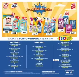Volantino GeD Shopping Pagina 19: Wc net brilliant €2,19, Detersivo Igienizzante Omino Bianco €2,49