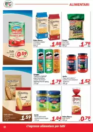 Volantino Pac Cash&Carry Pagina 10: Pringles Patatine €1,79, Mulino Bianco Pan carrè €0,79