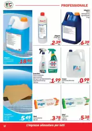 Volantino Pac Cash&Carry Pagina 18: Acqua Demineralizzata €0,99, Amuchina disincrostante igienizzante €1,99
