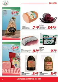 Volantino Pac Cash&Carry Pagina 2: Collel Salame spagnolo erbe €8,69, Collel Salame spagnolo pepe €8,69