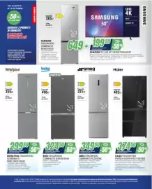 Volantino Leonardelli Pagina 10: Haier frigorifero french door hfr3718engb €374,50, Whirlpool frigorifero combinato €299,50