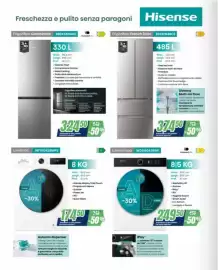Volantino Leonardelli Pagina 16: Frigorifero French Door RF632N4BCE €374,50, Lavatrice WF118042BWP2 €174,50