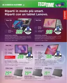 Volantino Leonardelli Pagina 25: Lenovo Folio Case €29,90, Lenovo Idea Tab €289,00