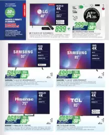Volantino Leonardelli Pagina 3: Hisense TV MINI LED 75" €464,50, Samsung TV LED 85" €499,50