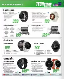 Volantino Leonardelli Pagina 34: Samsung Galaxy Watch8 46 mm €399,00, Garmin Forerunner 165 €199,00