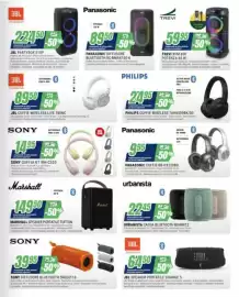 Volantino Leonardelli Pagina 7: JBL Speaker Portatile Charge 5 €64,50, Panasonic diffusore bluetooth sc-bmax10e-k €89,50