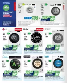 Volantino Leonardelli Pagina 8: Haier lavatrice slim €199,50, Hotpoint Ariston lavatrice HB83CAREIT €18,95