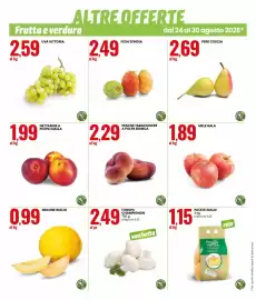 Volantino Eurospin settimana 35 Pagina 2: Pesche Tabacchiere a polpa bianca €2,29, Fichi d'India €2,49