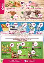 Bliski gazetka Strona 2: Almette serek wiejski €2,79, Piwo Harnaś €2,49