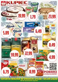 Kupiec gazetka Strona 1: Warzywa na patelnię Hortex €6,79, Jogurt jagodowy Piątnica €1,79