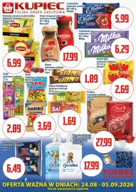 Kupiec gazetka Strona 2: Karma dla kota Felix Junior €6,49, Płyn do płukania Coccolino Blue Splash €17,99