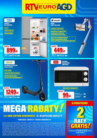 RTV EURO AGD gazetka Strona 8: Lodówka Beko €899,00, Hulajnoga Elektryczna 5 Select AES035 €1.249,00
