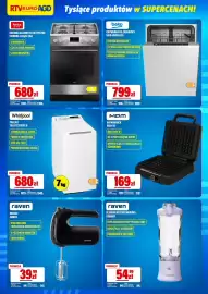 RTV EURO AGD gazetka Strona 4: Kuchnia Gazowo-Elektryczna 510GEM2.33ZpTa (Xx) €680,00, Pralka Whirlpool €680,00
