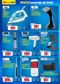 RTV EURO AGD gazetka Strona 6: Susząrka Remington ProLuxe AC9140 €149,99, Żelazko Braun SI3053BL €99,99