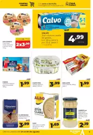 Folleto Alimerka semana 35 Página 11: Albo atún claro en aceite de oliva €1,69, Findus varitas de merluza €1,99