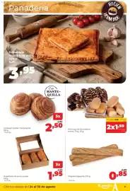 Folleto Alimerka semana 35 Página 9: Mini xuxo de chocolate o crema €1,50, Napolitana de york y queso €1,95