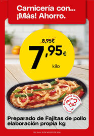 Folleto FROIZ semana 35 Página 4: Froiz preparado de fajitas de pollo elaboración propia €7,95