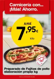 Folleto FROIZ semana 35 Página 4: Froiz preparado de fajitas de pollo elaboración propia €7,95