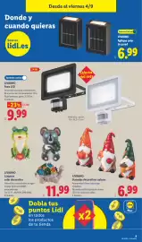 Catálogo Lidl | bazar Página 15: Livarno duendes decorativos solares €6,99, Livarono lampara solar decorativa €11,99
