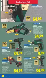 Catálogo Lidl | bazar Página 8: Parkside performance amoladora angular recargable €64,99