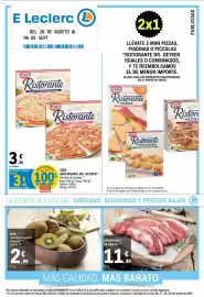Catálogo E.Leclerc Página 1: Kiwi €2,99, Churrasco de añojo €11,89