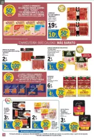 Catálogo E.Leclerc Página 14: Iglesias lonchas de chorizo o salchichón ibérico extra €2,89, Eliges tiras bacon ahumado €2,29
