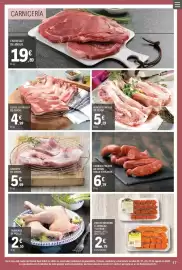 Catálogo E.Leclerc Página 17: Costilla fresca de cerdo €4,99, Panceta fresca de cerdo €5,29