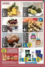 Catálogo E.Leclerc Página 19: Ciruela Roja €1,59, Piña €1,69