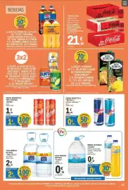 Catálogo E.Leclerc Página 23: Refeel energy drink tropical €1,49, Red Bull €1,59