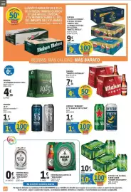 Catálogo E.Leclerc Página 24: Amstel cerveza tostada €9,59, Alhambra reserva 1925 €4,99