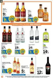 Catálogo E.Leclerc Página 26: Cardhu gold reserve €38,99, Baileys original €12,99