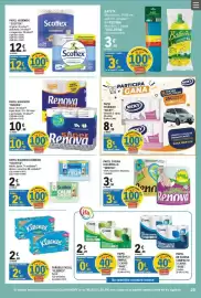 Catálogo E.Leclerc Página 29: Sabe papel cocina compacto €2,35, Renova papel cocina gigarrollo €3,50
