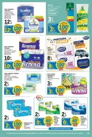 Catálogo E.Leclerc Página 29: Sabe papel cocina compacto €2,35, Renova papel cocina gigarrollo €3,50