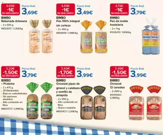 Catálogo Costco semana 35 Página 3: Bimbo Oroweat 12 cereales €3,99, Bimbo Rebanada Artesana €3,69