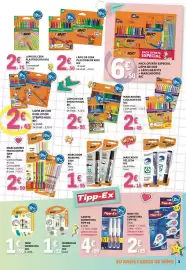 Folheto E.Leclerc Página 3: Mini borracha bic €1,50, Pack oferta especial bic €6,50
