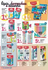 Folheto E.Leclerc Página 4: Caneta apagável kidy learn mapped €1,95