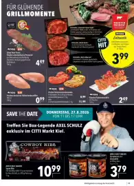 Citti tilbudsavis uge 35 Side 11: Theke Schweinenackensteaks €8,99, Theke Frisches Putenschaschlik mit Paprika €2,49