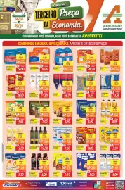 Folheto Atacadão semana 35 Página 1: Pamplona - linguiça toscana congelada €74,90, Damare - leite condensado €5,99